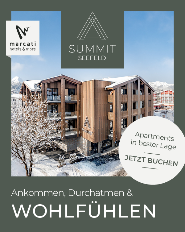 Summit Seefeld - Moderne Apartments mitten im Skigebiet in Tirol
